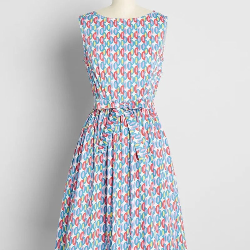 ModCloth Retro 60's "At the Diner" Dress = UK size 18 (USA size 14) - SOOO Cute!